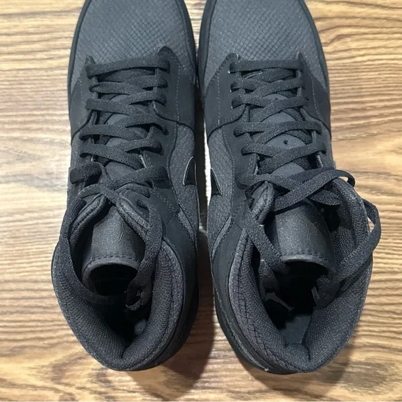 Size 14 Air Jordan 1 Retro MCS Suede Baseball Cleats Triple Black AV5354-002 Buy Air Jordan 1 Retro MCS  main image 2